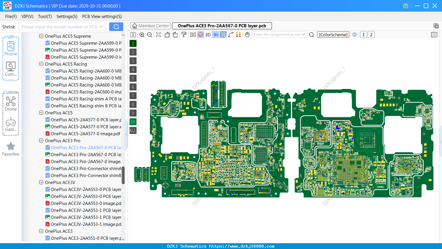 OnePlus ACE3 Pro-2AA567-0 PCB Layer